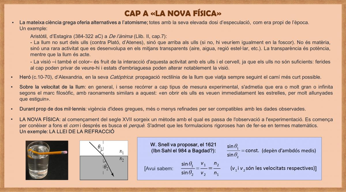 Cap a <<la nova física>> Cap a <<la nova física>>