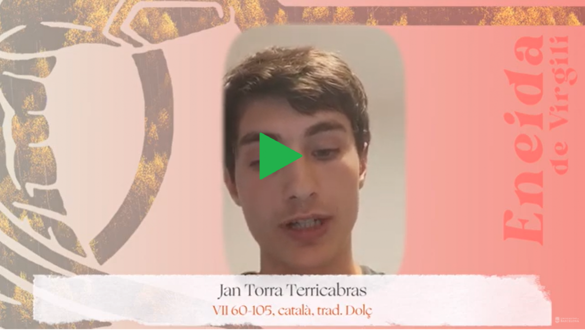 Lectura de l'Eneida de Virgili. Part IV