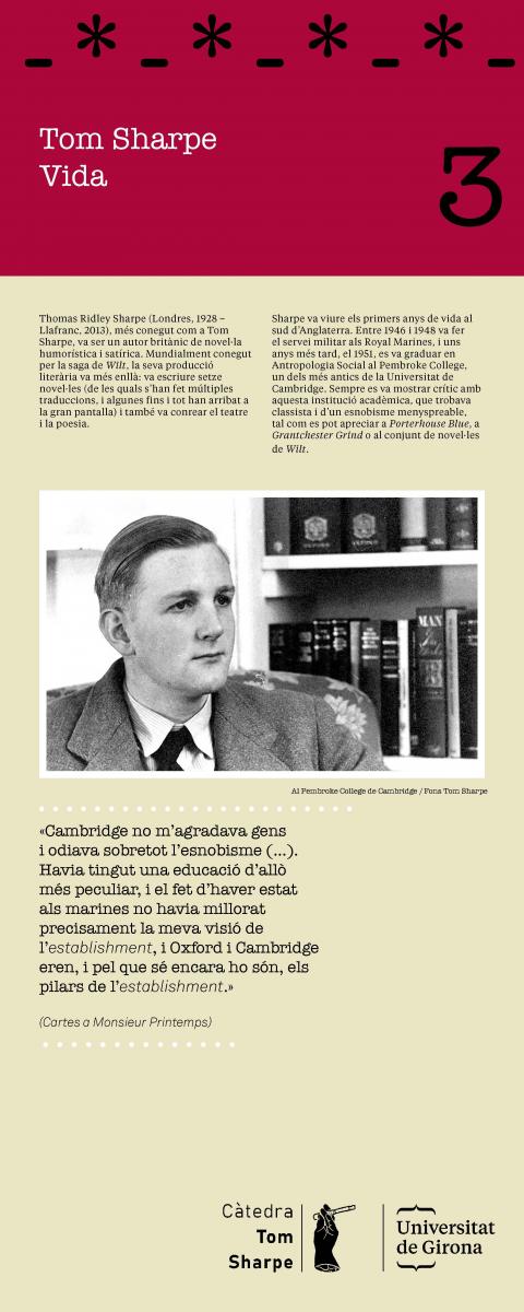 3. Tom Sharpe. Vida (1928-1951)