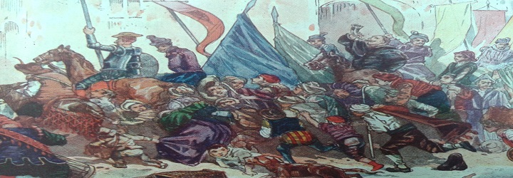 Parte2. Capítulo LXI. De lo que sucedió á don Quijote en la entra a Barcelona