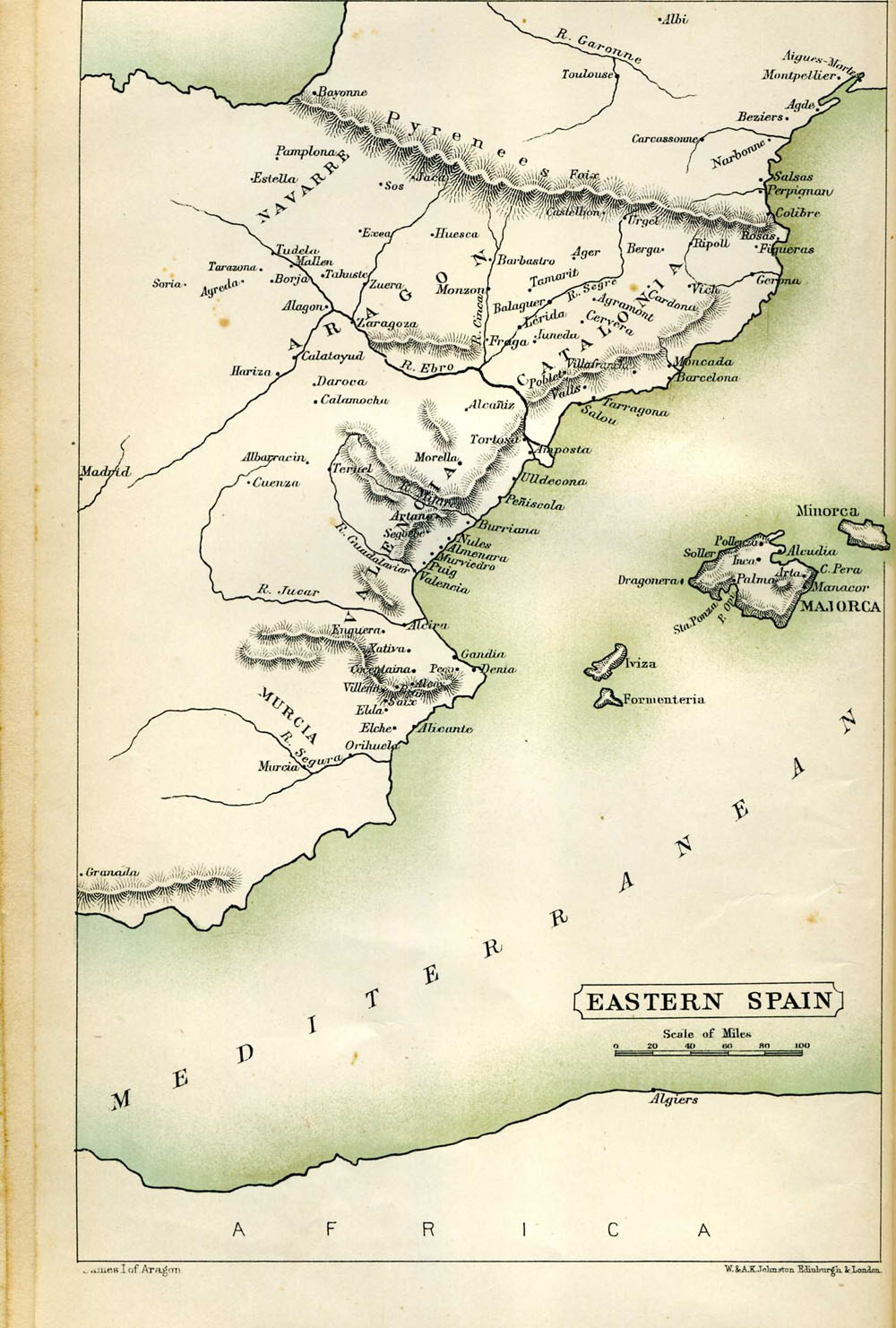 Mapa James the First