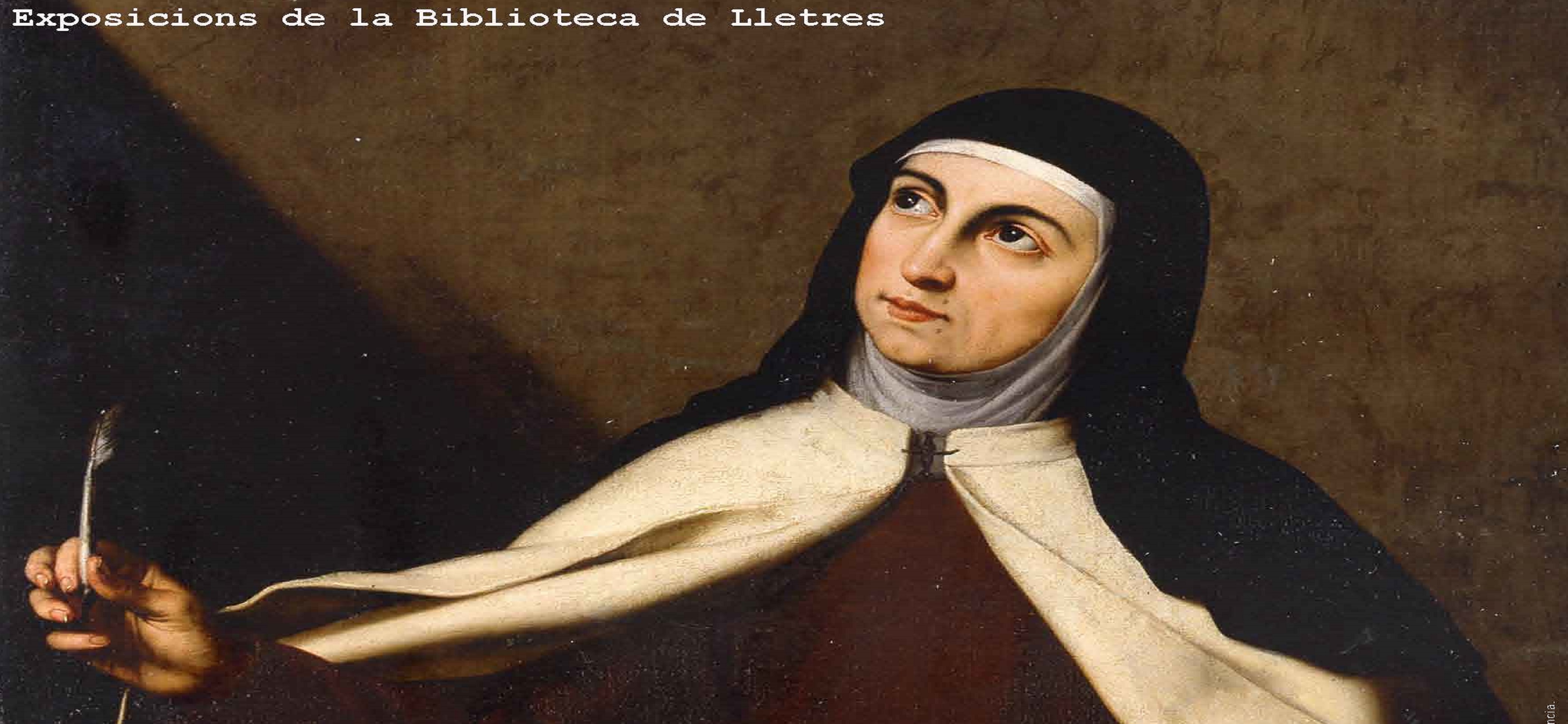 01. Cartel de la Exposición. Fragmento de la obra de José de Ribera: "Santa Teresa de Jesús", ca 1630. Museu de Belles Arts de València.