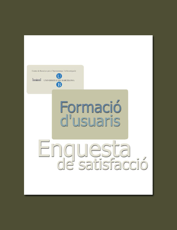 Enquesta: Formació d'usuaris (2005)