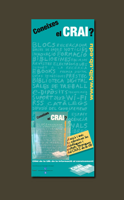 Imatge del cartell: Coneixes el CRAI? (2010)