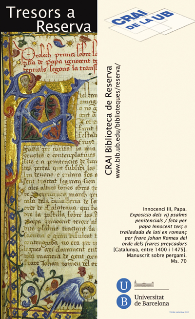 Tresors de Reserva: punt de llibre (2012)