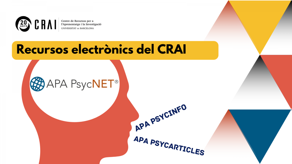 APA PsycInfo. Novetats en la base de dades