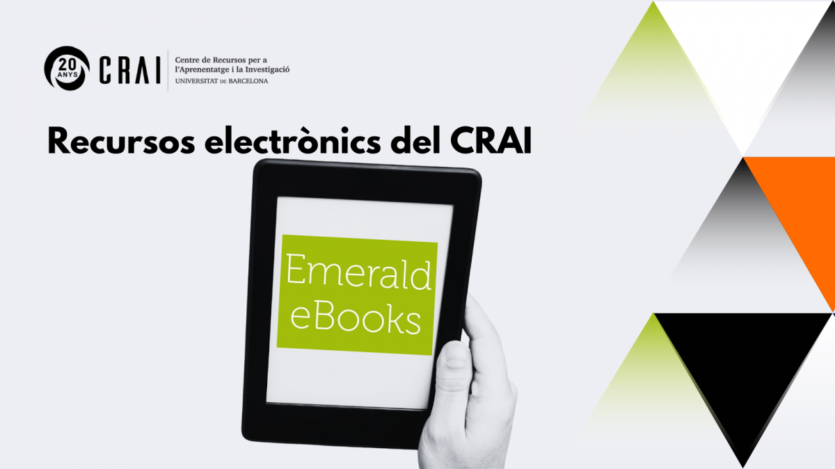 Ebooks d’Emerald. Nou accés