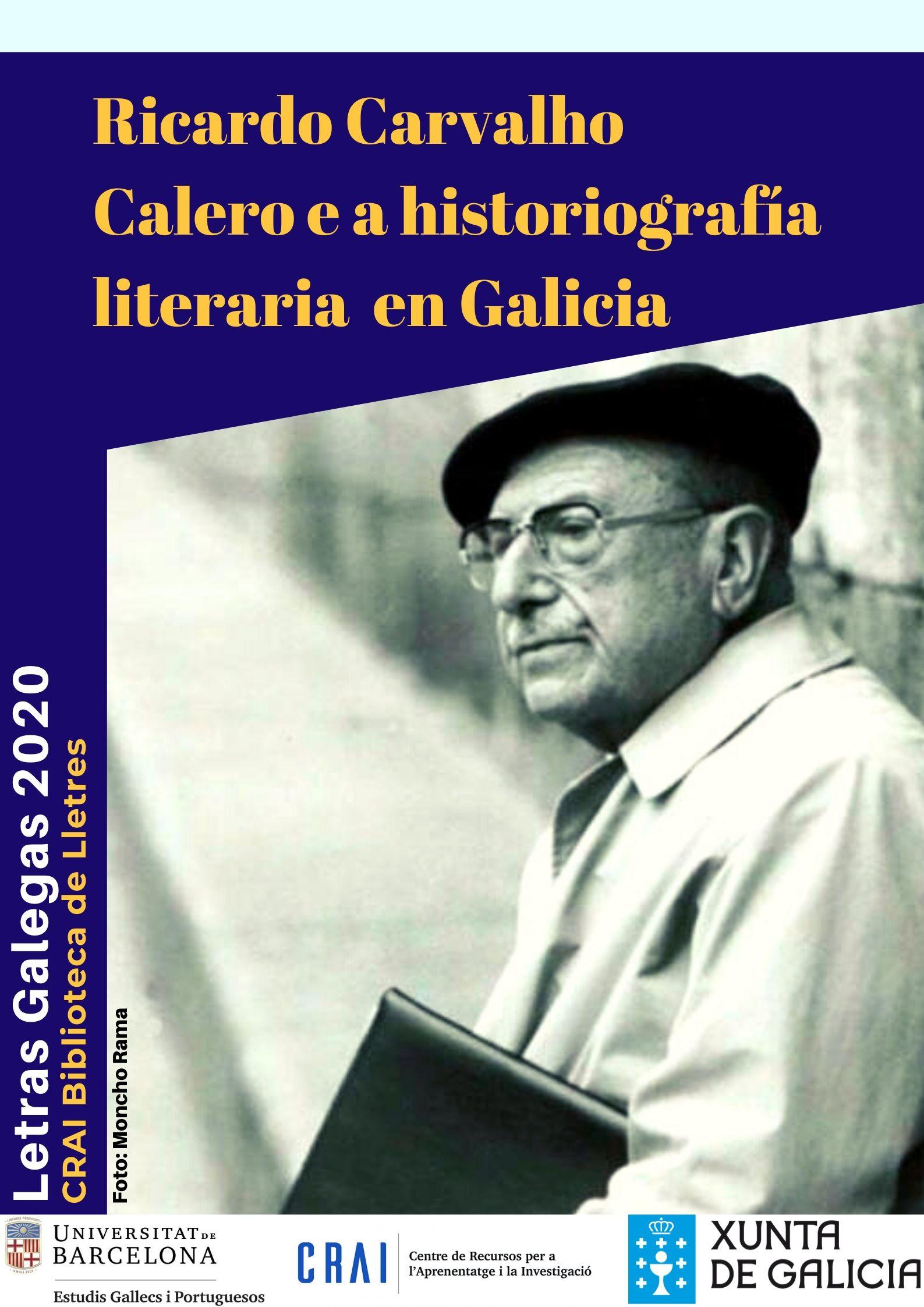 Rama Moncho. Ricardo Carvalho Calero. [Fotografía] Santiago de Compostela, 1987.  Copyright: Rama Moncho