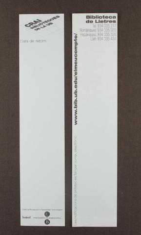 Imatge Punt de llibre préstec (2009)