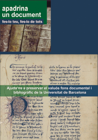 Campanya Apadrina un document 2013