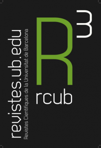 Postal promocional del portal de revistes científiques RcUB (2013)