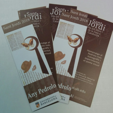 Punt de llibre Sant Jordi 2018