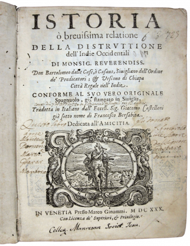 Casas, Bartolomé de las, m. 1566. [Volum factici de tres obres]