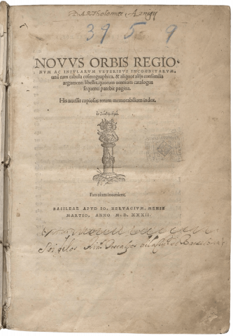 Novus orbis regionum ac insularum veteribus incognitarum