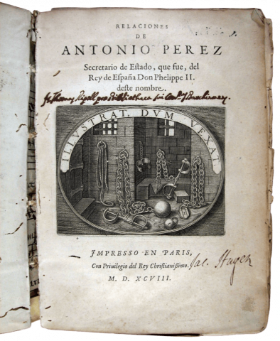 Pérez, Antonio, 1540-1611. Relaciones de Antonio Perez, secretario de Estado ...