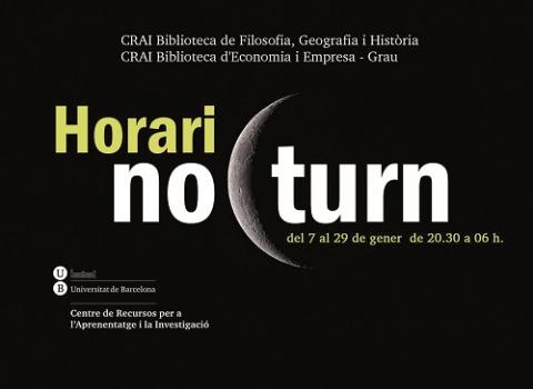 Horari nocturn CRAI UB