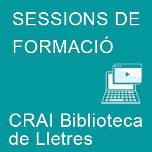 Sessions d’introducció als serveis del CRAI Biblioteca de Lletres