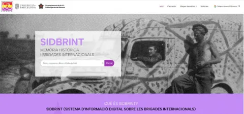 El CRAI Biblioteca del Pavelló de la República presenta el nou web de SIDBRINT