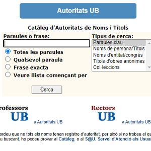 Actualització d'Autoritats UB després de la migració a ALMA
