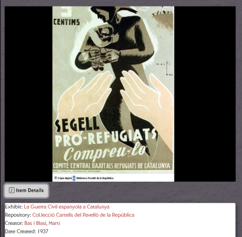El CRAI Biblioteca del Pavelló de la República, present al Virtual Spanish Civil War Museum