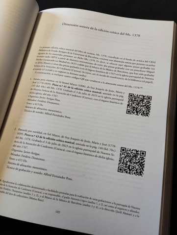 Presentació del darrer número de la col·lecció Consonantia amb un concert a l’església de Sant Felip Neri de Barcelona