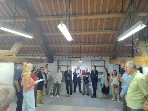 L’equip de govern visita el Dipòsit de Cervera en el marc del 575è aniversari de la UB