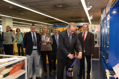 Inauguració exposició Cent anys de la relativitat general