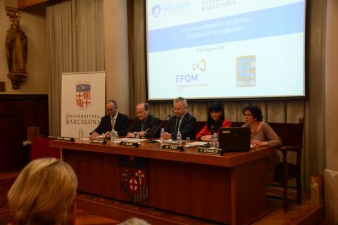 El CRAI de la UB obté el Segell d’Excel·lència Europea EFQM 500+