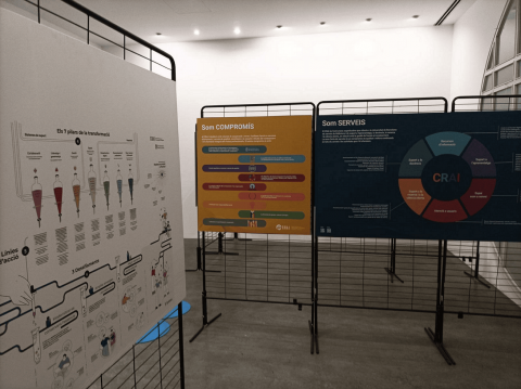 El CRAI Biblioteca del Campus Mundet acull l’exposició "20 anys del CRAI"
