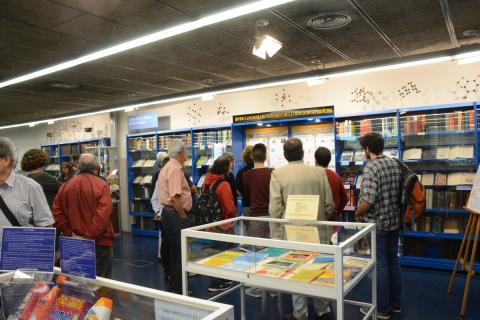 Acte d'inauguració de l'exposició Irving Langmuir i el naixement de la Ciència de Superfícies