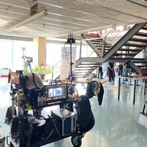 El CRAI Biblioteca del Campus Bellvitge acull la filmació del llargmetratge "Ruido"