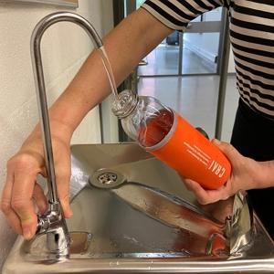 Font d’aigua filtrada al CRAI Biblioteca de Filosofia, Geografia i Història