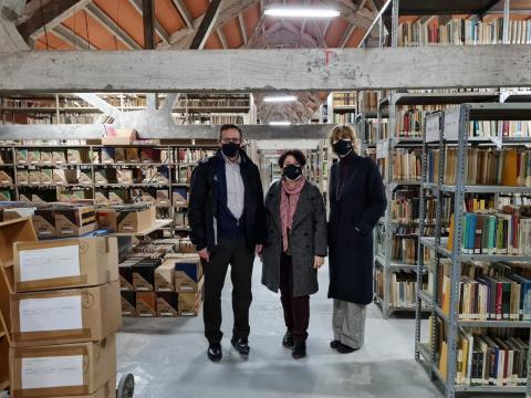 Visita institucional al CRAI Dipòsit de Cervera i a l'equipament cooperatiu GEPA