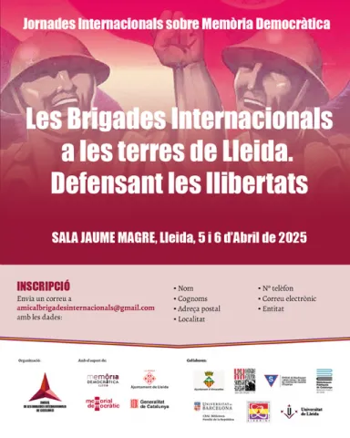 Jornades Internacionals sobre Memòria Democràtica amb col·laboració del CRAI Biblioteca del Pavelló de la República