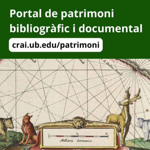El Portal de Patrimoni bibliogràfic i documental de la UB: un pont amb la investigació i el coneixement
