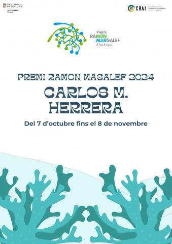 Mostra bibliogràfica al CRAI Biblioteca de Biologia: Premi Ramon Margalef d’Ecologia 2024