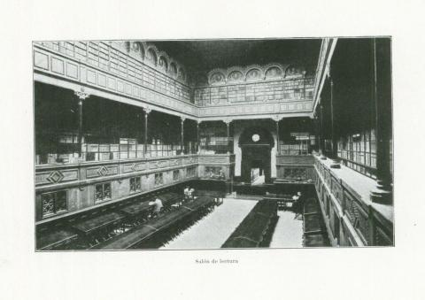 Saló de lectura del CRAI Biblioteca de Lletres (1905)