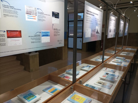 Nova exposició al CRAI Biblioteca d'Informació i Mitjans Audiovisuals: "Visualització de la informació"