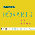 Horaris període d'exàmens CRAI 2016 