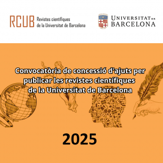 Convocatòria 2025 per a la concessió d'ajuts per publicar les revistes científiques de la UB (RCUB)