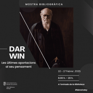 Darwin: les últimes aportacions, mostra bibliogràfica al CRAI Biblioteca de Biologia
