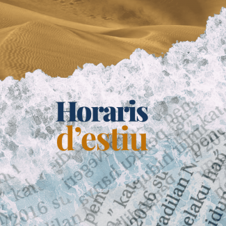 Horaris d'estiu 2025 als CRAI biblioteques de la UB