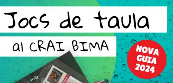 Nova guia de jocs de taula del CRAI Biblioteca d'Informació i Mitjans Audiovisuals