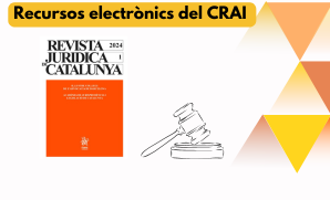 El CRAI de la UB ofereix accés a la Revista jurídica de Catalunya