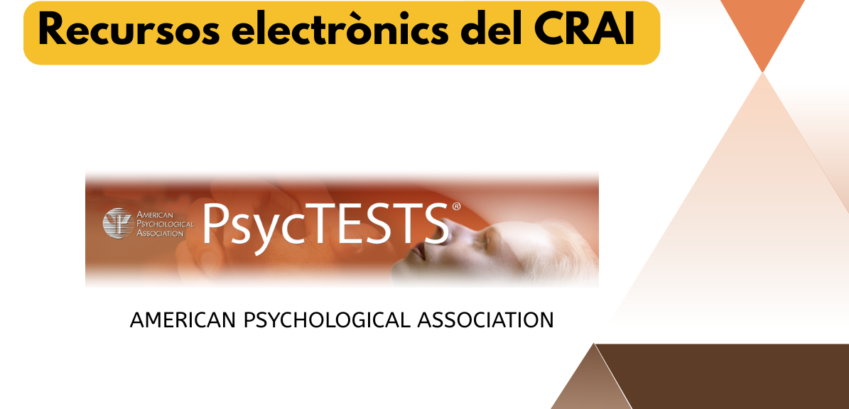 APA PsycTests: Recurs en període de prova