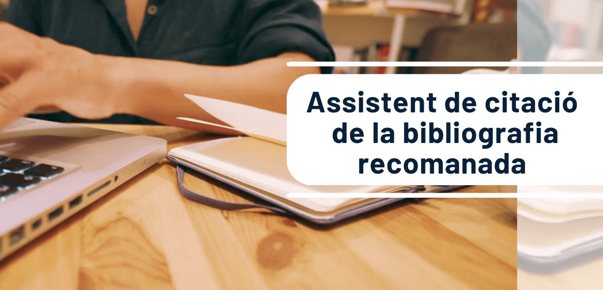 Ús de l'assistent de citació en la revisió dels plans docents