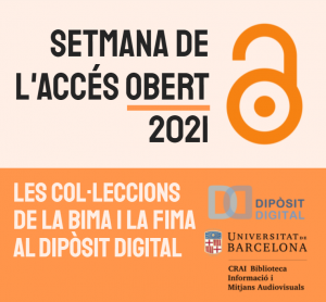 Exposició virtual per la setmana de l’accés obert 2021 al CRAI Biblioteca d'Informació i Mitjans Audiovisuals
