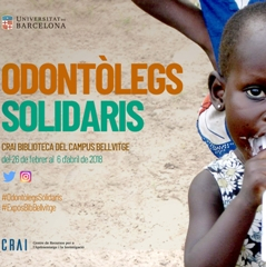 Exposició Odontòlegs solidaris al CRAI Biblioteca del Campus Bellvitge