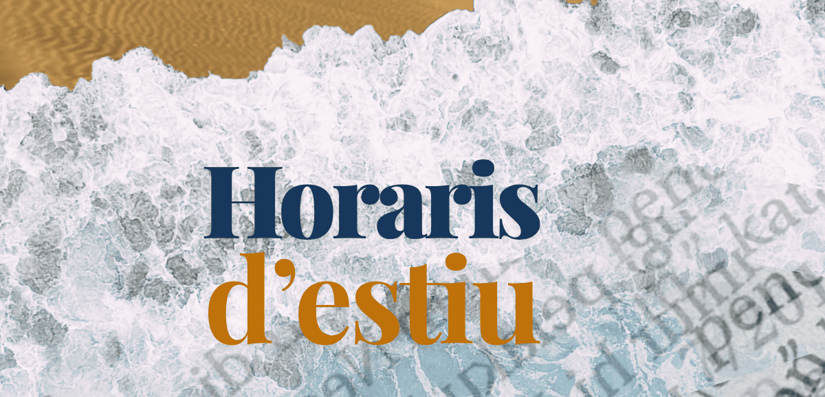 Horaris d'estiu 2025 als CRAI biblioteques de la UB