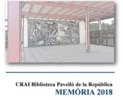 Publicada la Memòria 2018 del CRAI Biblioteca del Pavelló de la República